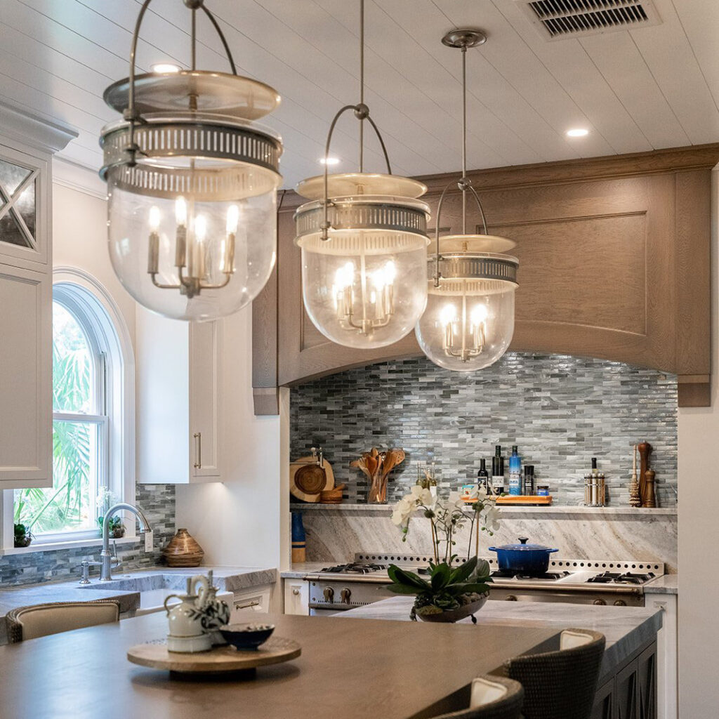Hanging kitchen lights