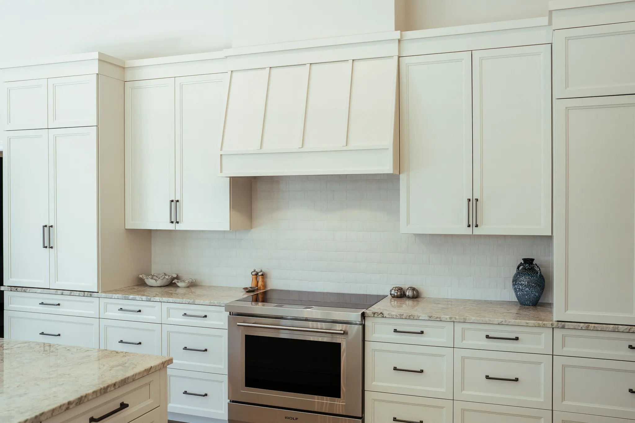 White kitchen area