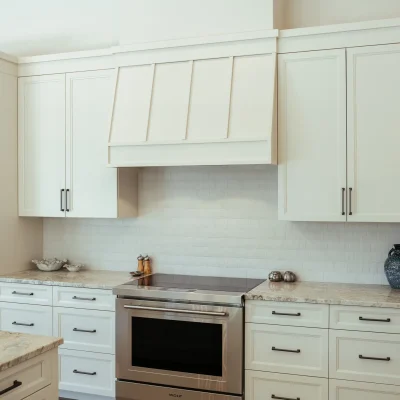 White kitchen area